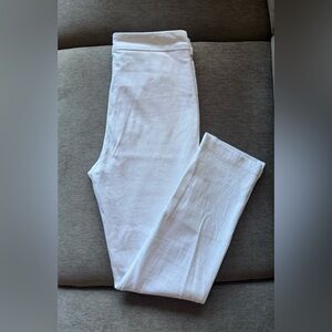 LYSSE White Stretch Pants Size M | Cotton Blend
